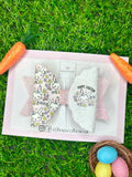Hoppy Easter bunny bow