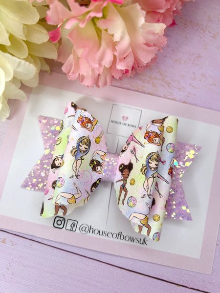 Gymnastics hair bow