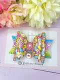 Foodie hair bow