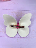 Rainbow butterfly clip