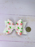 Strawberry hair bow