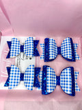 Gingham school bows