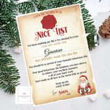 Nice list certificate