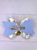 Unicorn charm hair bow