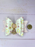 Princess tiara hair bow