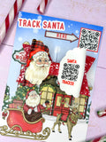 Santa tracker hair bow