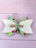 Fruit charm hair bow