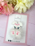 Bunny fluffy clip
