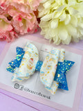 Tea time hair bow