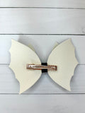 Halloween bat hair bow