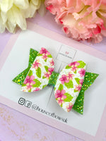 Tropical flower bow