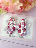 Dragon fruit hair bow