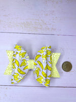 Banana hair bow