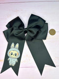 Black fluffy monster bow*reduced to clear*