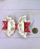 Cow girl hair bow or bow straw