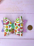 Fruit charm hair bow