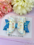 Tea time hair bow