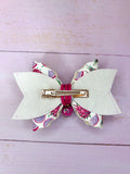 Dragon fruit hair bow