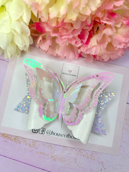 3d Butterfly hair bow