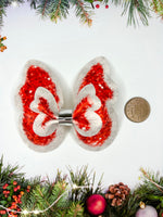 Christmas butterfly clip