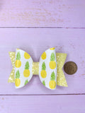 Pineapple hair bow