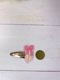 Ballet shoes snap clip