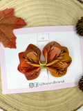 Autumn leaf hair clip