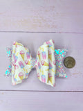 Ice cream hair bow