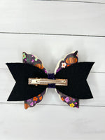 Halloween ghost hair bow