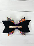 Halloween ghost hair bow