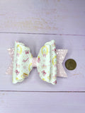 Princess tiara hair bow