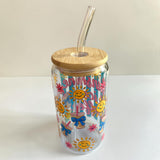 Sunshine and iced coffee cup
