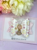 Princess tiara hair bow
