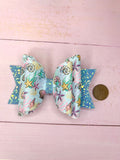 Sea shell hair bow