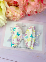 Pastel butterfly bow