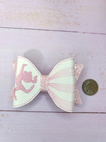 Embroidered Ballet hair bow