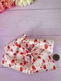 Large Flamingo hair bow