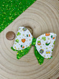St Patrick’s hair bow