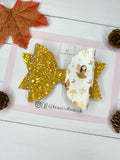 Autumn fairies hair bow