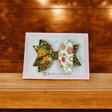 Christmas reindeer hair bow