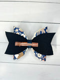 Autumn woodland hair bow