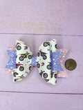 Dirt bike hair bow