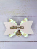 Princess tiara hair bow