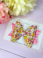 Retro girl hair bow