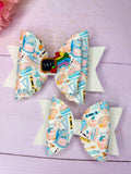 School hair bow