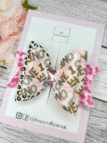 Wild one hair bow