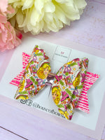 Retro girl hair bow