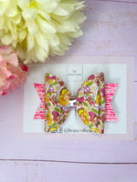 Retro girl hair bow