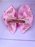 Ice lolly large hair bow