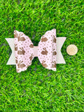 Easter bunny hair bow